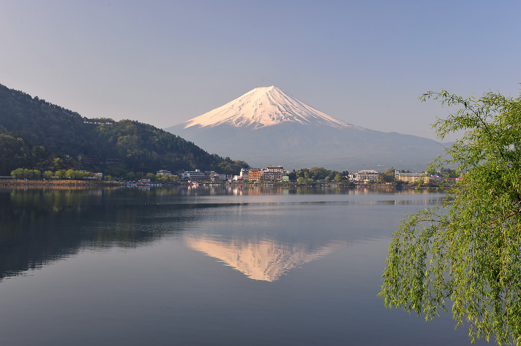 美丽的富士山 摄影 月风清