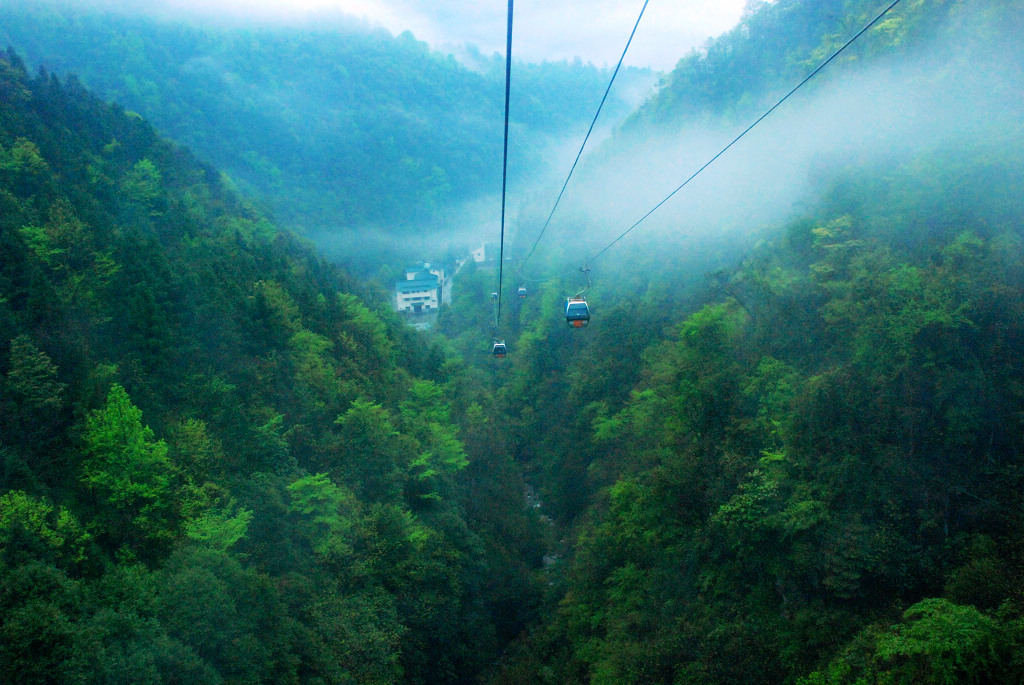 天子山索道 摄影 梦回童年