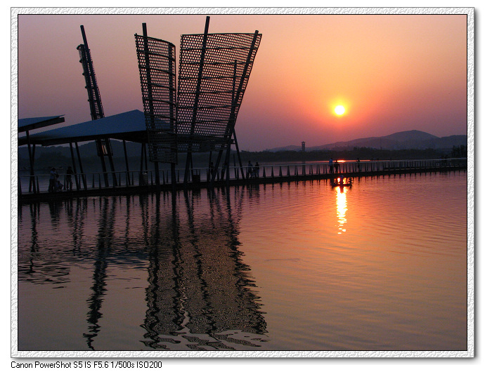 夕照蠡湖2 摄影 太湖柳长