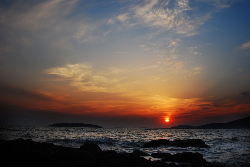 夕阳 摄影 city_tunnel