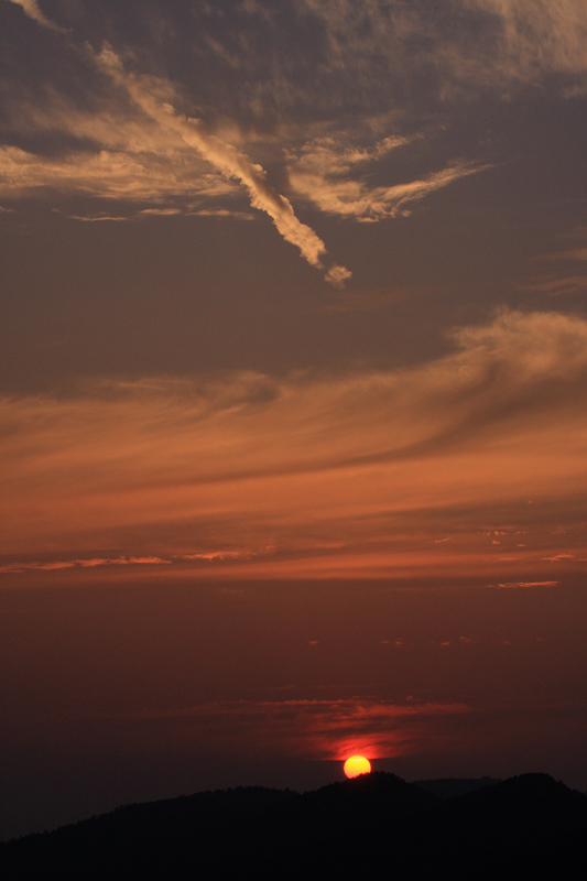 夕阳 摄影 雨好