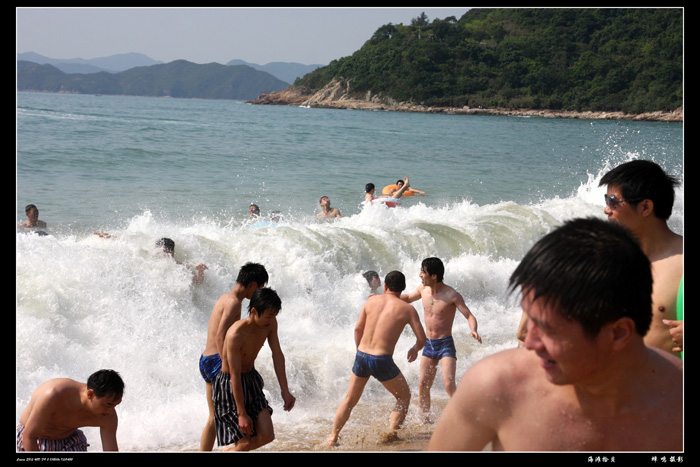 海滩拾贝 摄影 蝉鸣