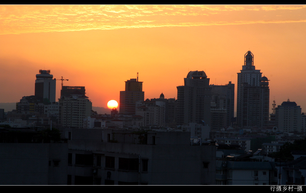 都市黄昏 摄影 行摄乡村