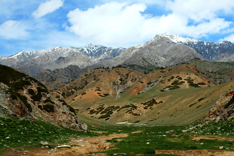 水彩天山 摄影 源泉地