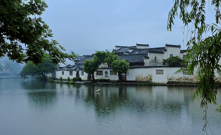 宏村晓雨 摄影 天堂鸟0000