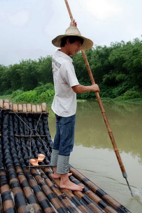 丹霞山锦江竹筏漂流 摄影 译书人