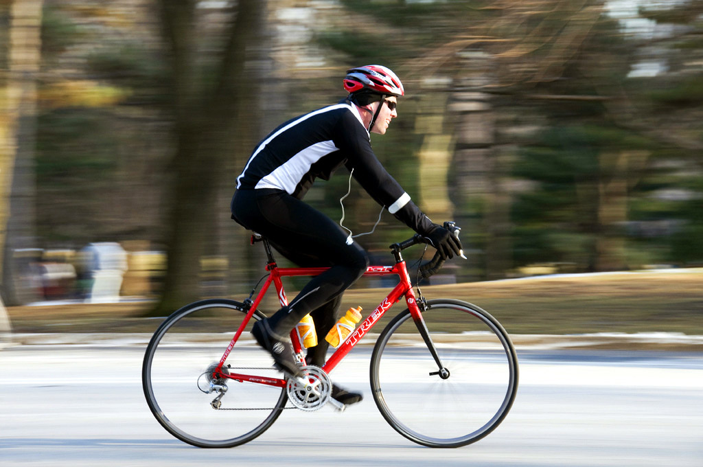 Biking People in Central Park 摄影 Lukas