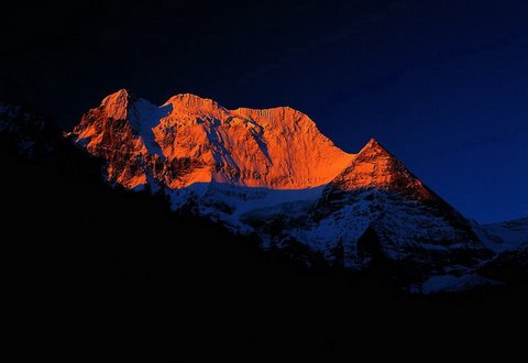 日照金山 摄影 淡淡的忧郁