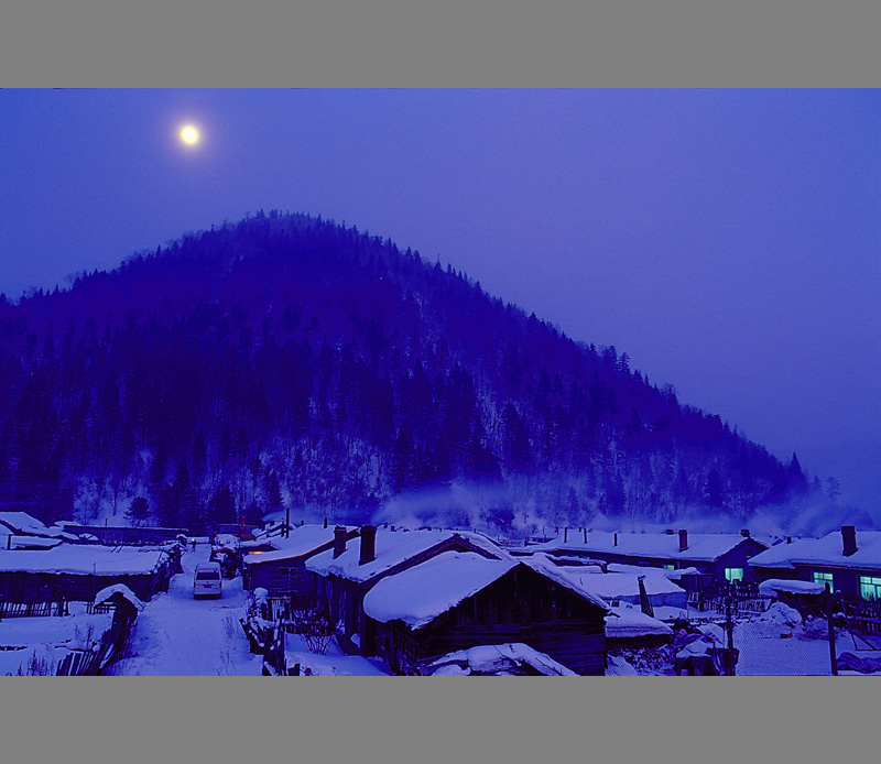 雪乡之夜 摄影 红山翁