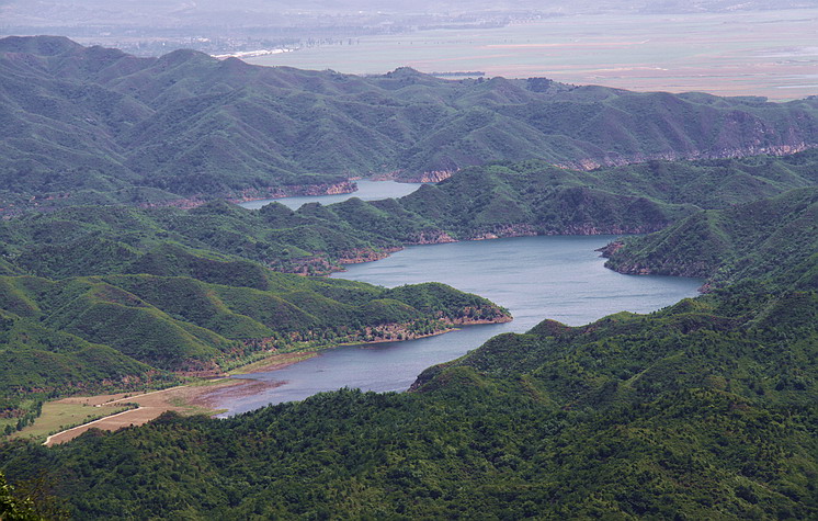 水库远眺 摄影 喜庆