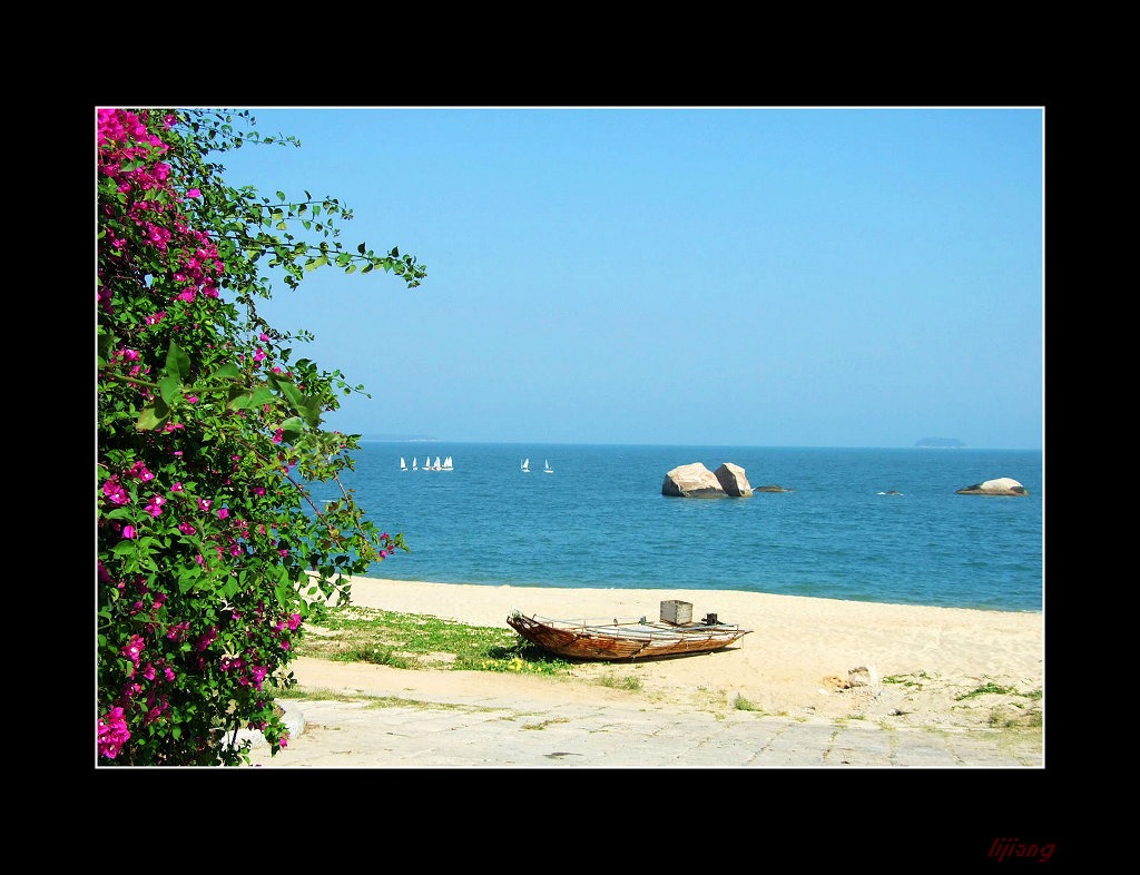 碧海帆影 摄影 鲤江