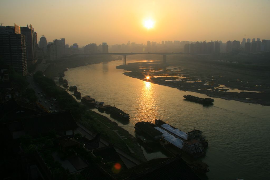 嘉陵江夕照 摄影 梧桐雨润