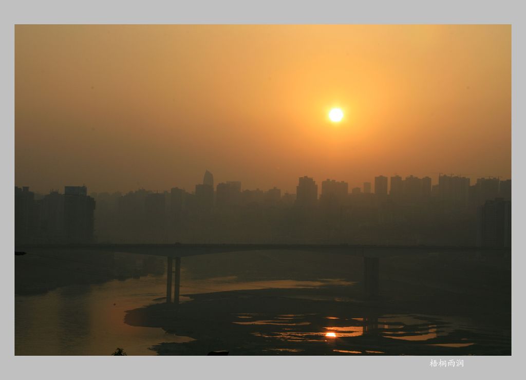 嘉临江夕照2 摄影 梧桐雨润