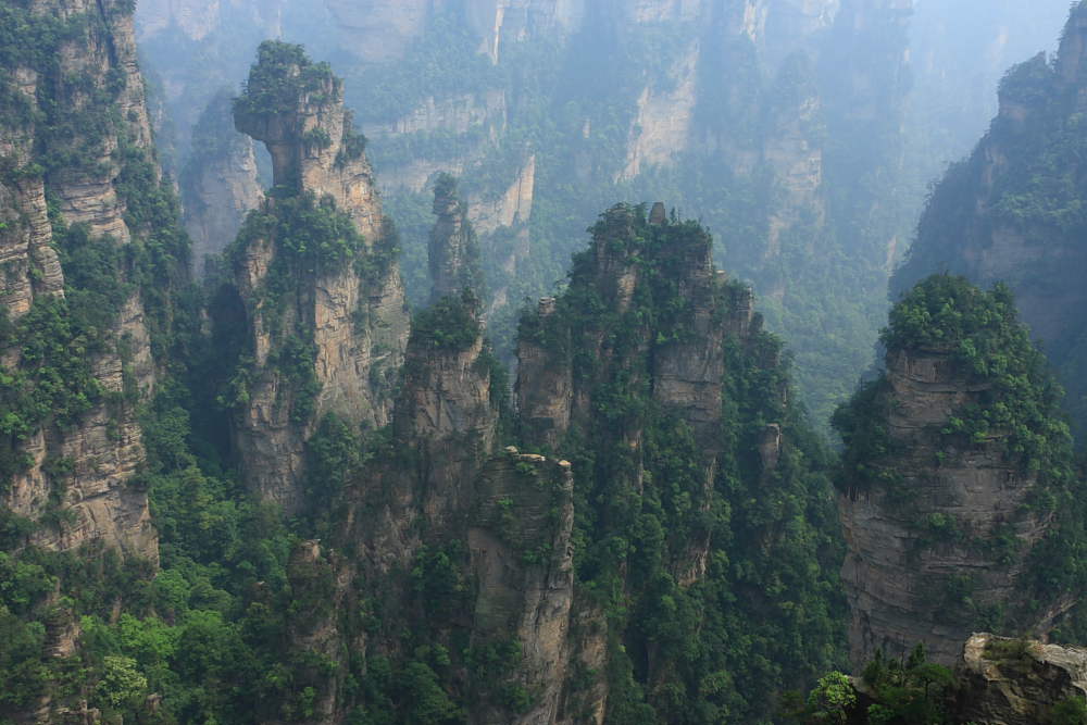 张家界风光：迷魂台群峰 摄影 莱茵苑人