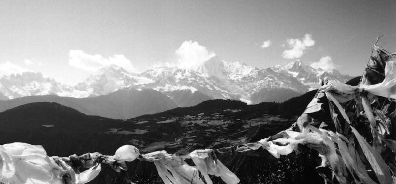 梅里雪山（一） 摄影 黑白写真