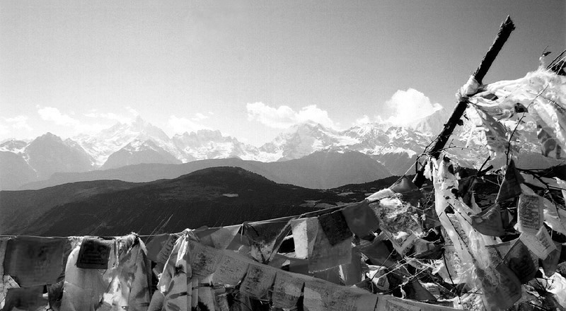 梅里雪山（三） 摄影 黑白写真