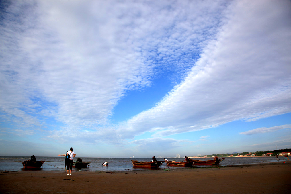 碧海蓝天北戴河 摄影 柏岩