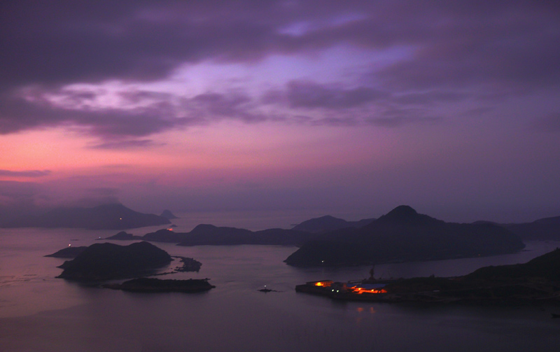 渔港天晓 摄影 海之鸥