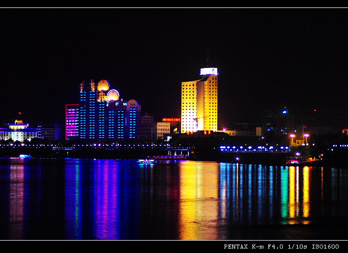 吉林夜景 摄影 拍拍猫