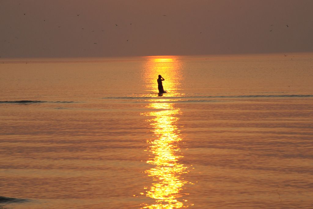 威海夕阳 摄影 无欲则刚