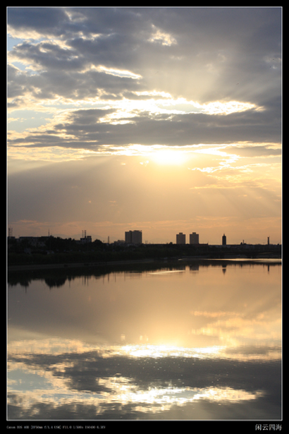 运河夕照 摄影 闲云四海
