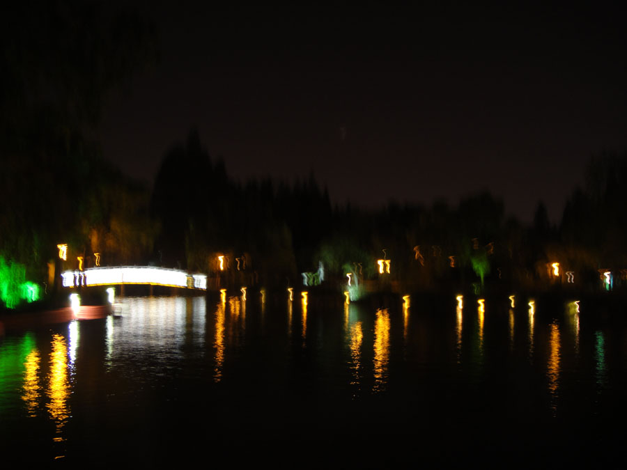 白鹭洲夜景 摄影 汝湖旧渔