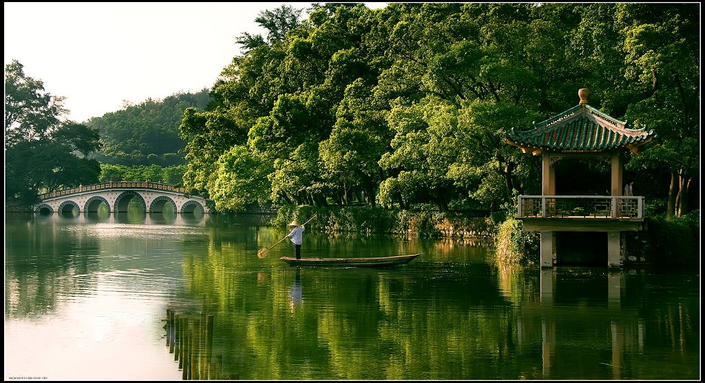 星湖晨韵 摄影 阳光cv195611