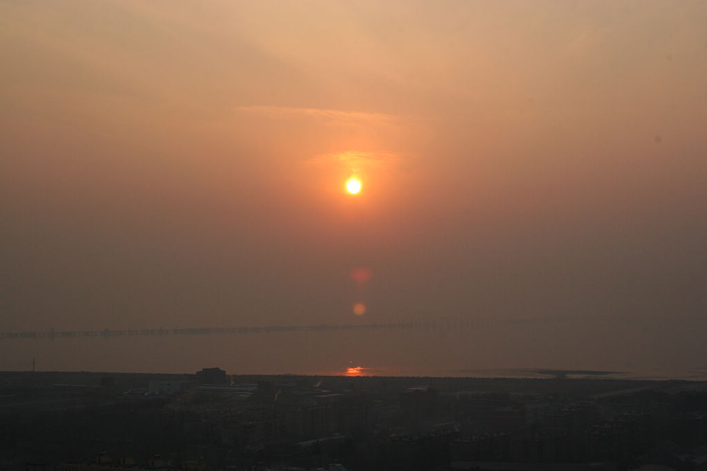 海上日落 摄影 孤寂的天空