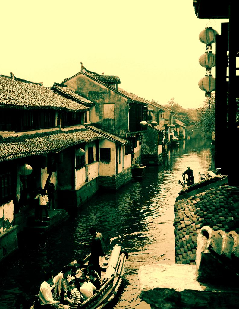 游到周庄 摄影 杨威