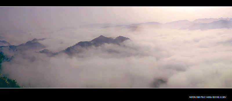 贵卅山区云海 摄影 随心A