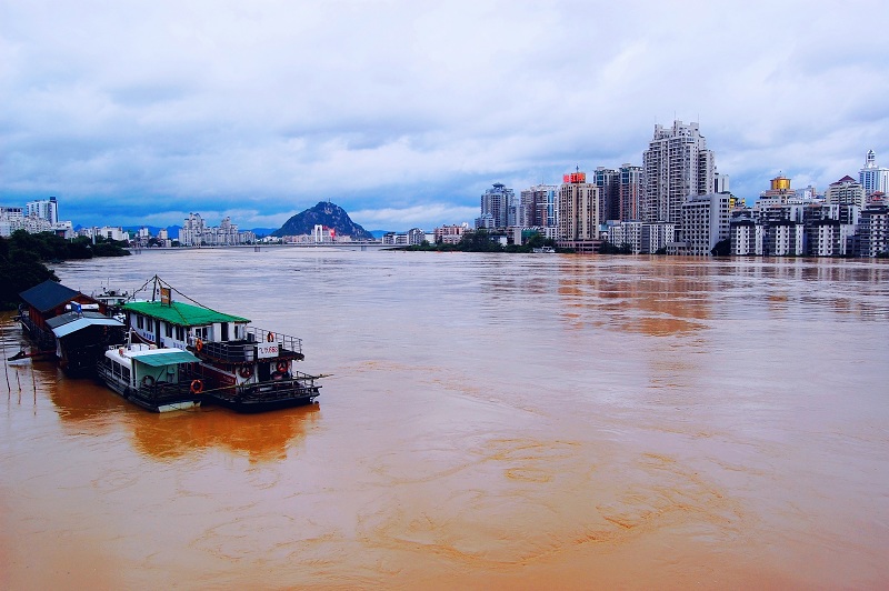 洪水中的柳州 摄影 跟我玩1064