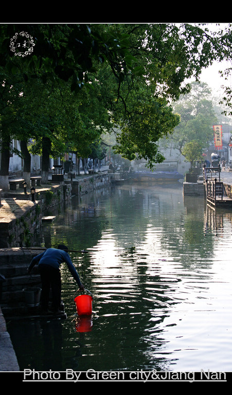 吴水家门前：同里早晨 摄影 绿城江南