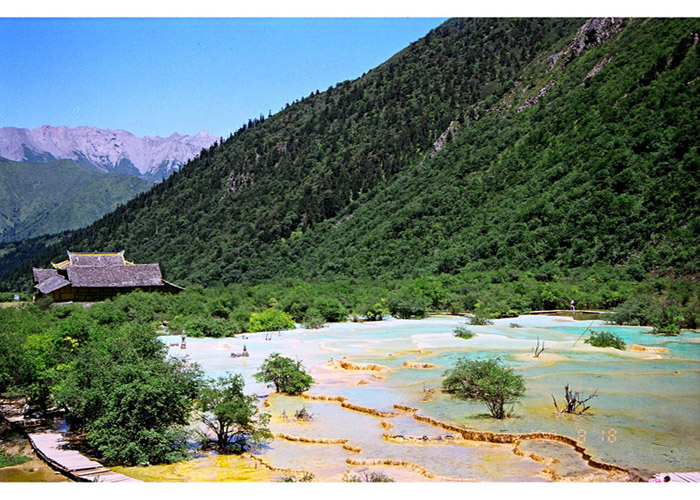 黄龙五彩池 摄影 浮萍草