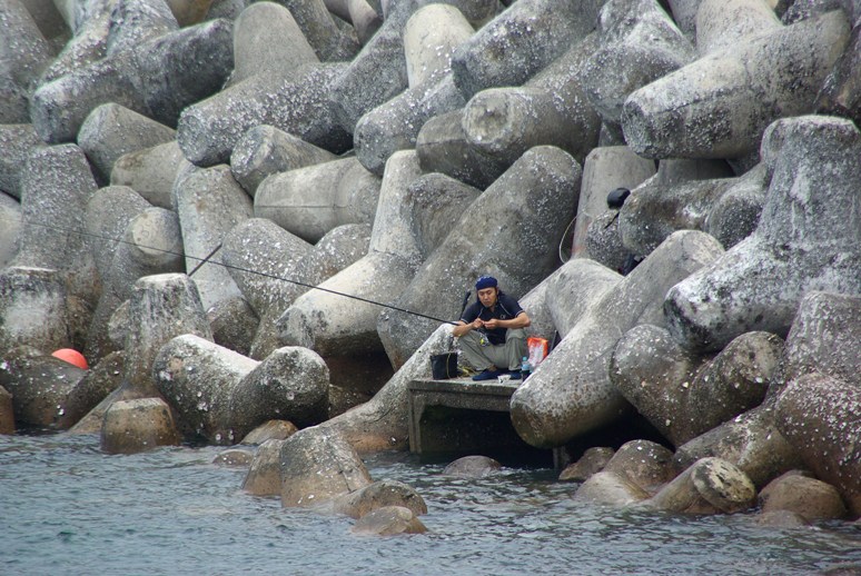 海堤垂钓 摄影 老懵兔