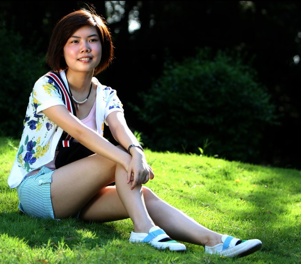 人像外拍  青春美少女 摄影 啊蓝天