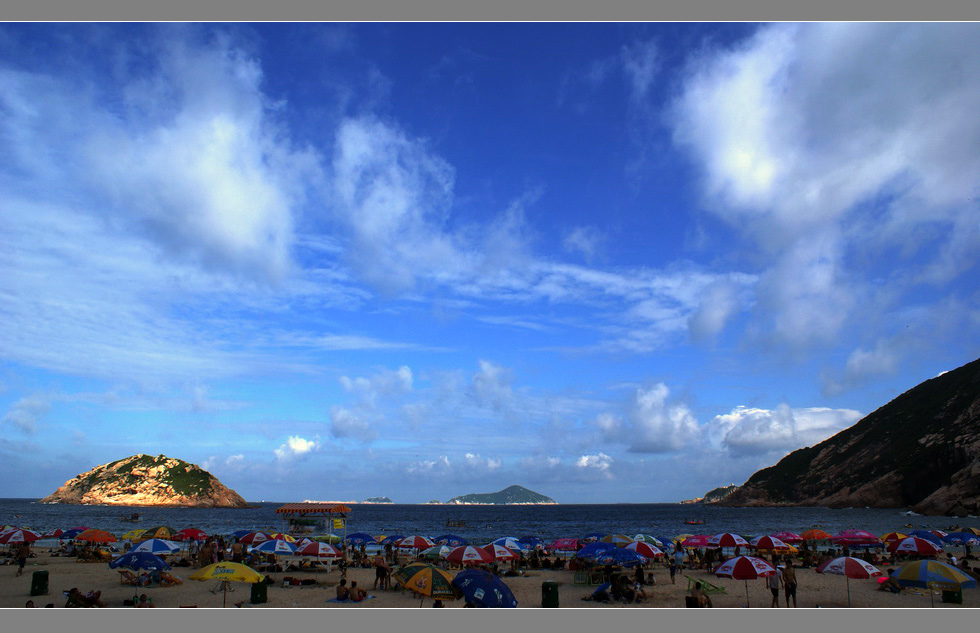 夏日海滩 摄影 菩提子