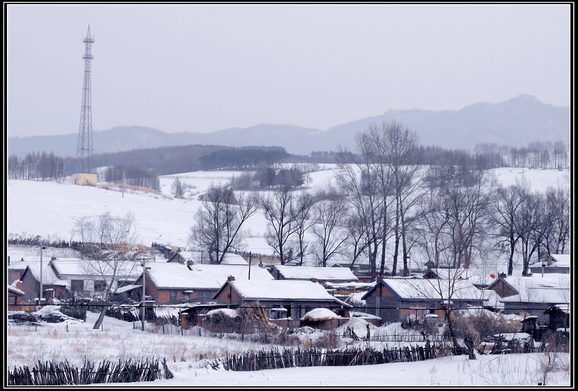 雪乡农家 摄影 巩全德