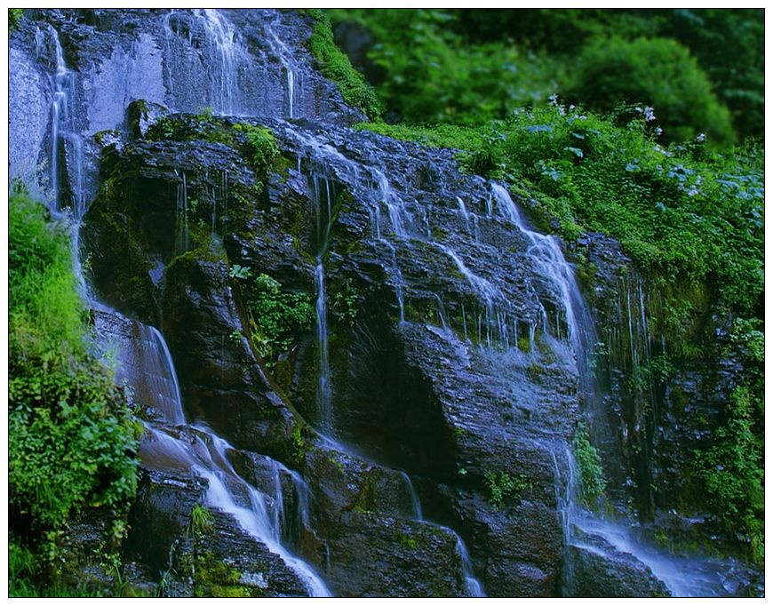 十五道沟——悬泉幽瀑 摄影 琴心