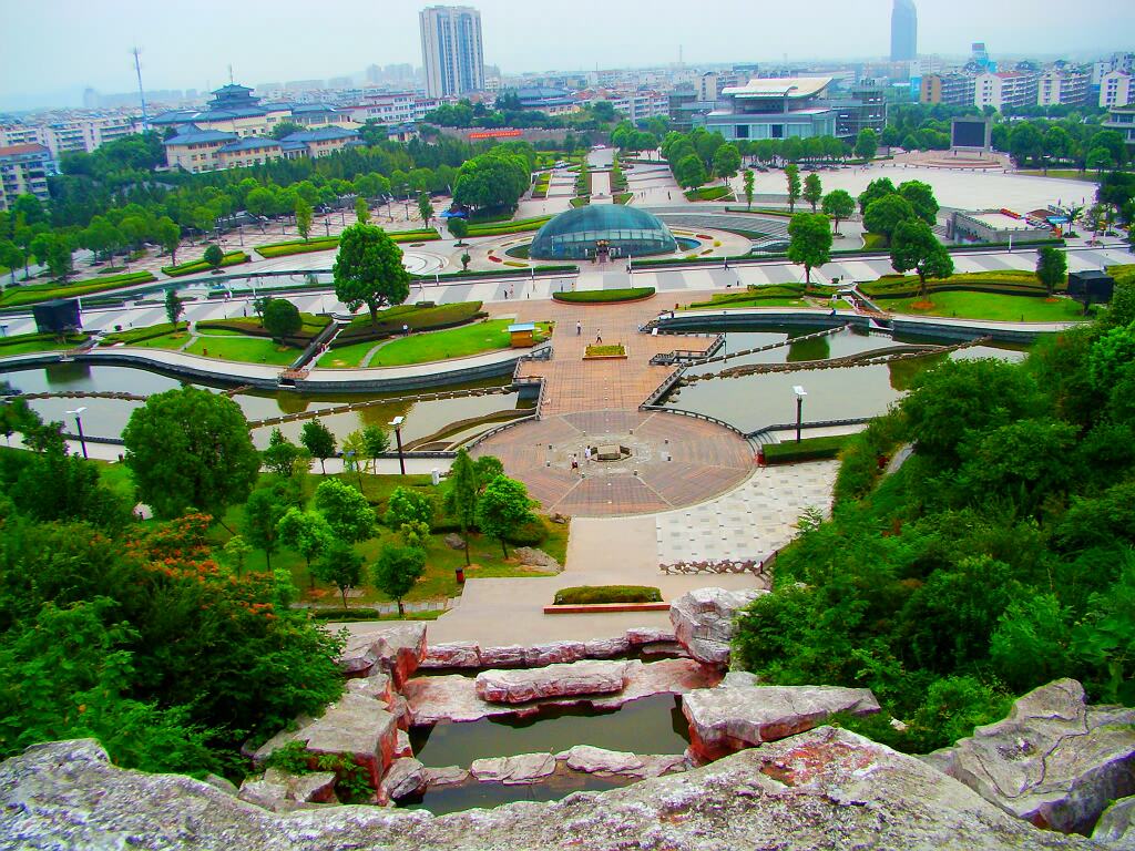 城市广场一景 摄影 大漠孤鹰