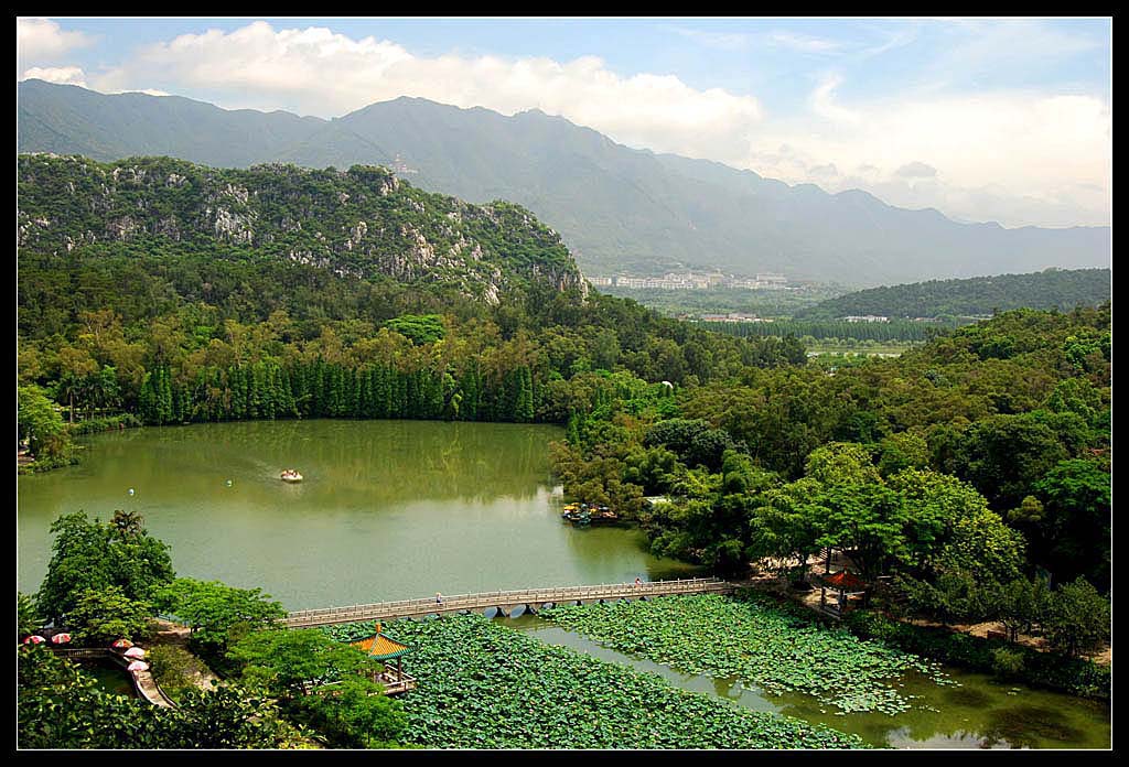 夏日星湖 摄影 原創