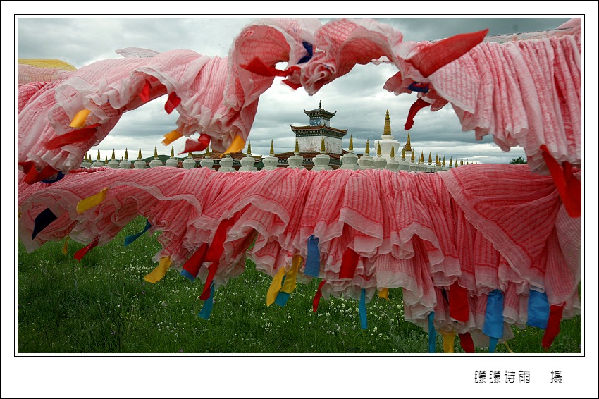 塔林经幡 摄影 朦朦诗雨