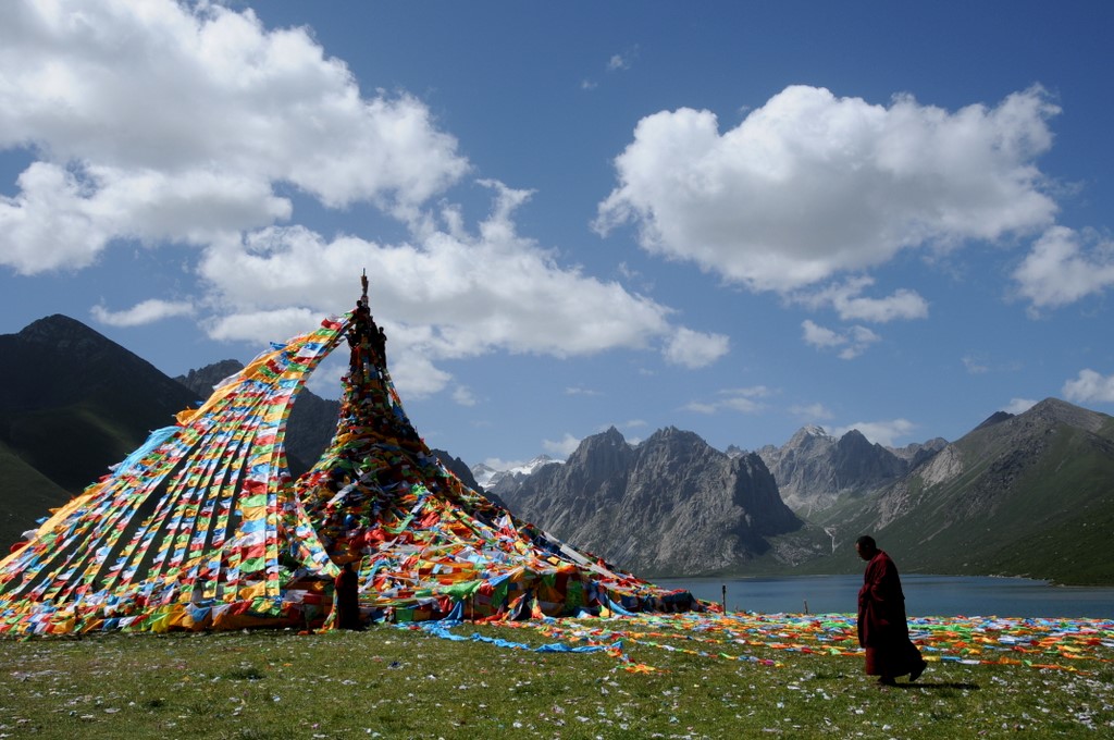 心随幡动（二） 摄影 高原风景