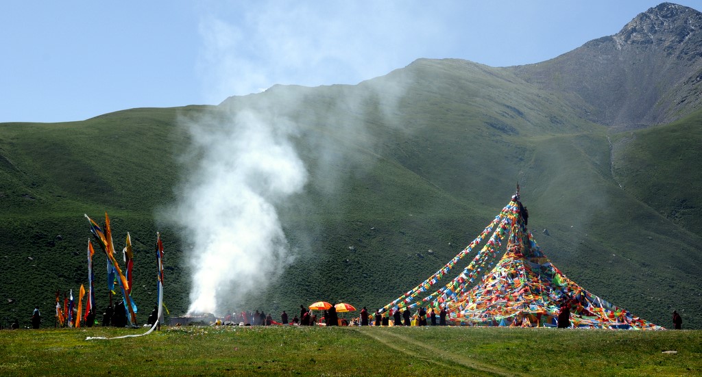 心随幡动(三) 摄影 高原风景