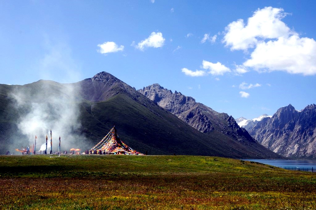 心随幡动（四） 摄影 高原风景