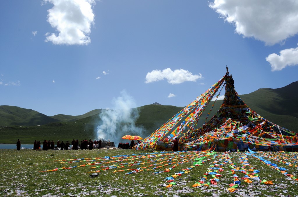 心随幡动（五） 摄影 高原风景