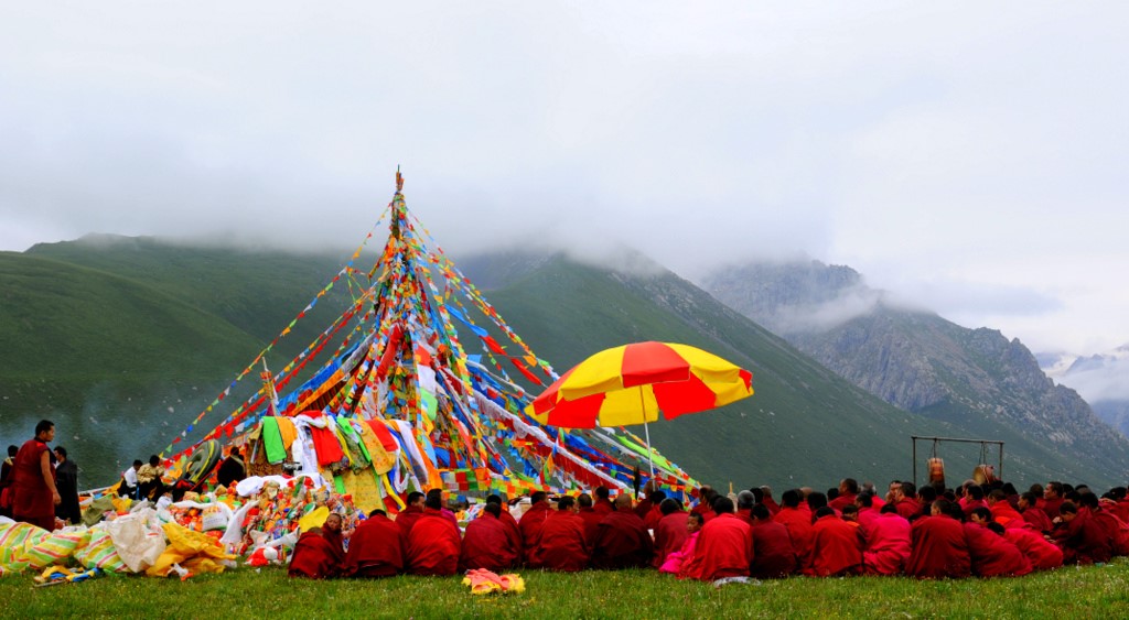 心随幡动（八） 摄影 高原风景