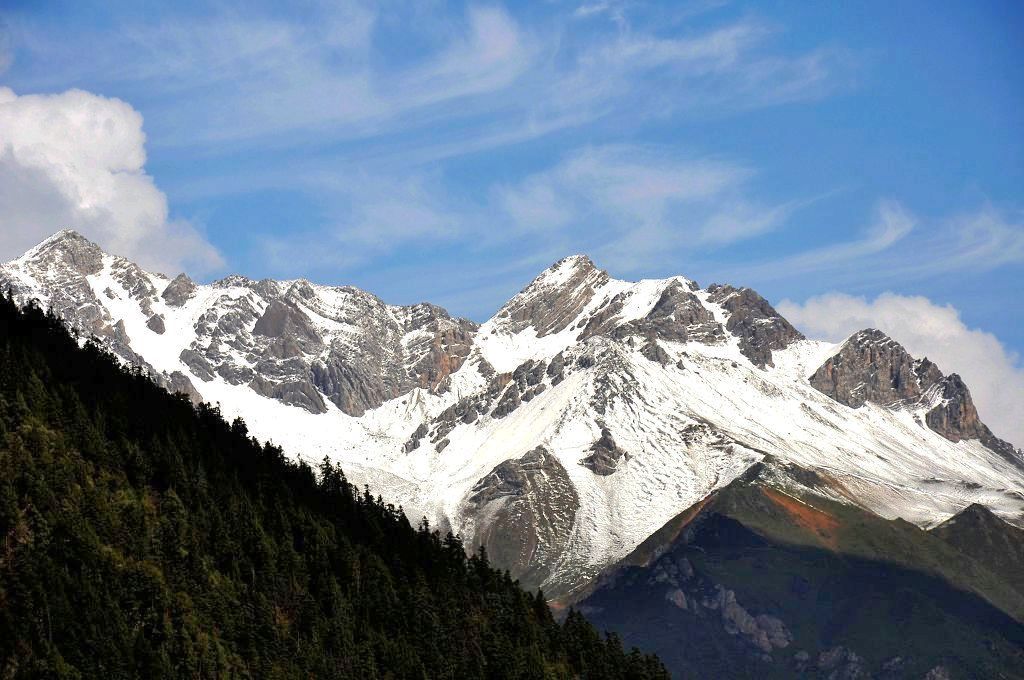 雪山 摄影 凉面