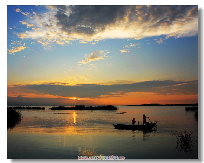 夕照太湖 摄影 姑苏一怪