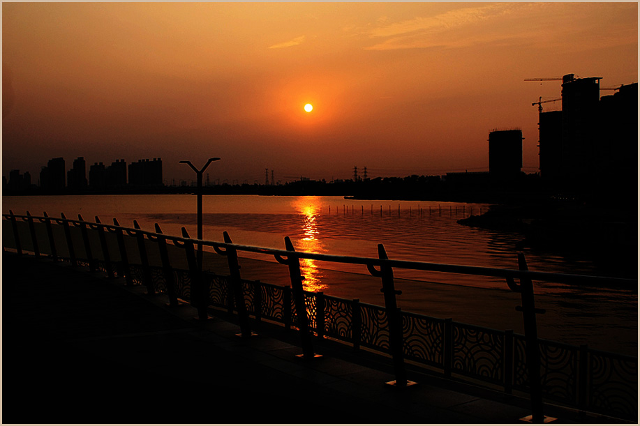 夕照—金鸡湖 摄影 阿焦