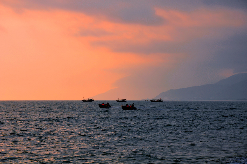 夕阳归 摄影 山水情未了